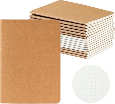 Solidchoice - A6 Notitieboek met 16 Stuks en Dotted Papier