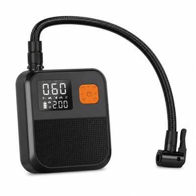 DIMICO - Luchtcompressor Draagbaar - Elektrische Luchtpomp - 120 L/min - 8000mAh Accu & powerbank met LED - voor Opblaasartikelen