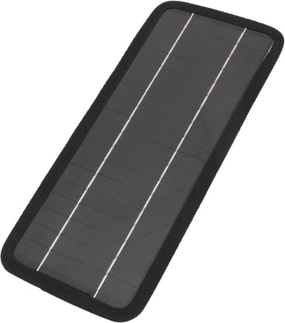 Draagbaar Zonnepaneel - Zonneoplader - Apparaten Opladen - Monokristallijn PET - 32x16 cm - Zwart