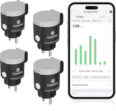 Wifi-stopcontact voor buiten met timer en stroommeter - waterdicht en weerbestendig