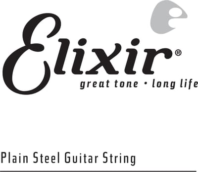 Elixir Strings Anti-Rust - Losse Gitaarsnaar - Plain Steel - .011 - Anti-Roest Coating - Elektrisch en Akoestisch - Per Stuk