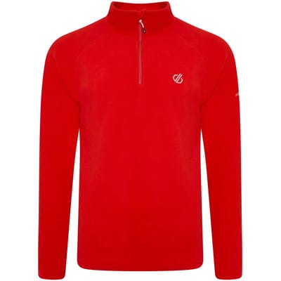 Dare 2B Heren Freethink II Fleece Top (Gevaar Rood)