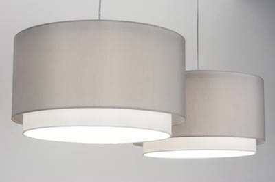 Lumidora Hanglamp 30723 - BERLIN - 2 Lichts - E27 - Grijs - Staal