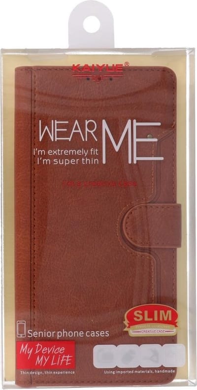 KAIYUE - Luxe Portemonnee Hoesje - Pasjeshouder Telefoonhoesje - Wallet Case - Geschikt voor Samsung Galaxy S20 Plus - Bruin
