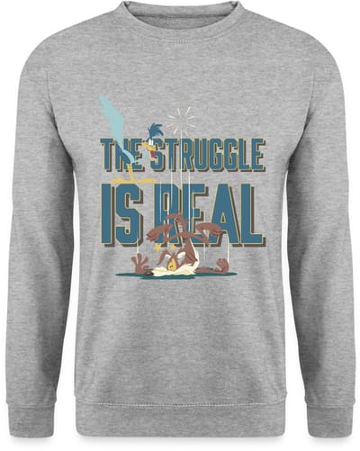 Looney Tunes The Struggle Is Real Sweater Heren