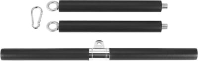 Pull Down Bar - Kabel Machine Bevestiging - Kracht Training - Afneembaar Ontwerp - 40 Inch Lengte - Zwart
