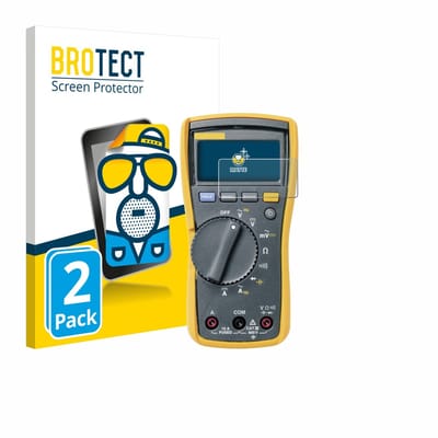 BROTECT - Screenprotector voor Fluke MultiMeter 115 - Folie Beschermfolie matte 2 Stuks