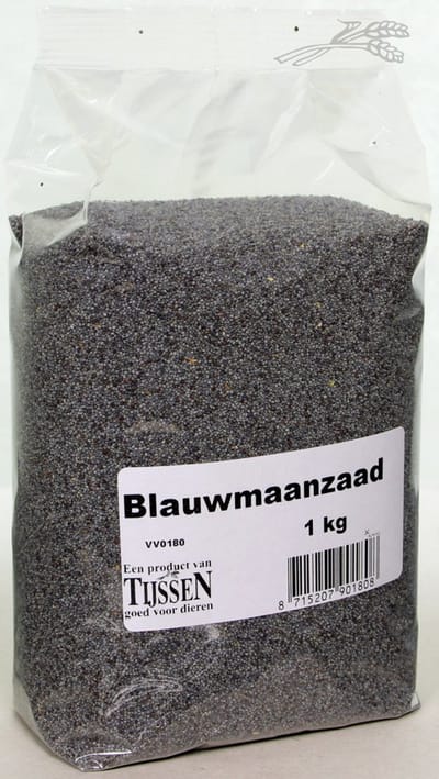 Blauwmaanzaad - Blauwmaanzaad 1 kilo - Overige zaden - Supplementen - Enkelvoudige vogelzaden