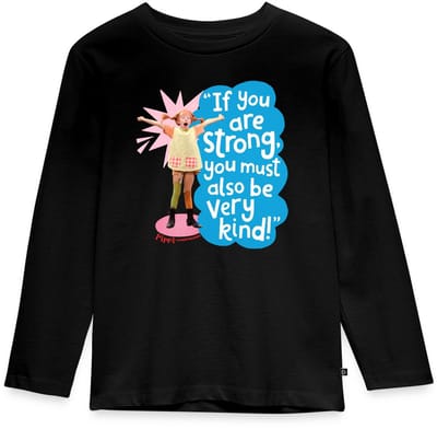 Pippi Langkous Gestrekte Pippi Met Spreuk Premium T-Shirt Kinderen