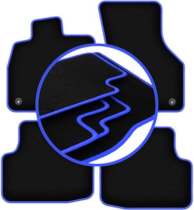 CARLUX-BLUE automatten voor: Audi A3 8Y IV sedan, liftback, stationwagen, avant (2020-)
