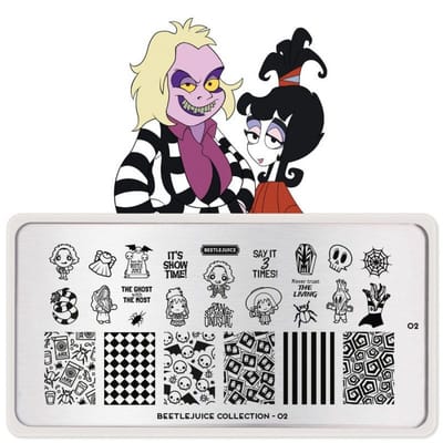 Beetlejuice 02 stempelplaat