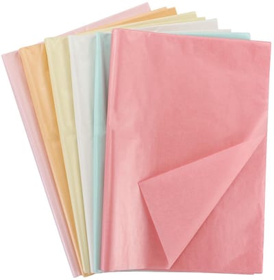 Dailygoods- Zijdepapier 60 Stuks - Glanzend Vloeipapier - Parelglans Cadeaupapier - Inpakpapier - Kleurig - 50 x 35 cm