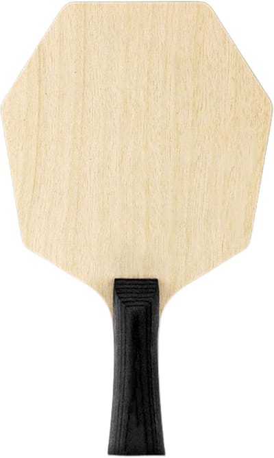Grondplaat Tafeltennis - Pingpongblad Hout - Spel Verbeteren - Zeshoekig Ontwerp - 25.5 x 15.5 Cm - Veelkleurig