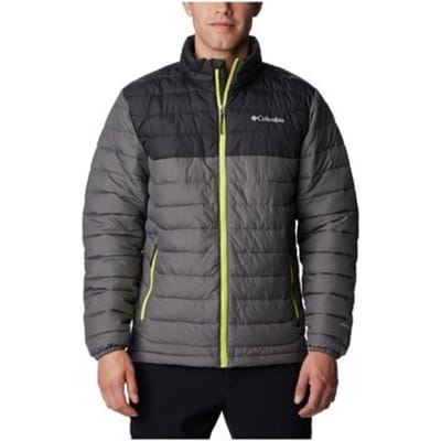 Columbia Powder Lite™ Jacket - Heren Jas - Gewatteerde tussenjas - Maat S - Grijs