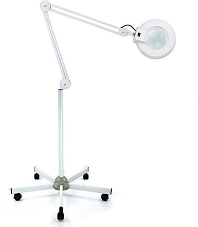 5x LED Vergrootlamp met Standaard - Dimbare Cosmetica Werklamp voor Schoonheidssalons en Tatoeages
