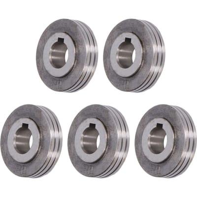 5 stuks Lasser Draadaanvoerol 0,8-1,0 mm Groef Aanvoergidswiel voor OTC Lasmachine