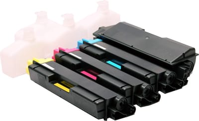 Set 4x ABC huismerk toner geschikt voor Kyocera TK-580 voor Kyocera Ecosys P6021 P6021cdn FS-C5150 FS-C5150DN P 6021 P 6021cdn FS C5150 FS C5150DN FSC5150 FSC5150DN TK580 TK-580K TK-580C TK-580M TK-580Y