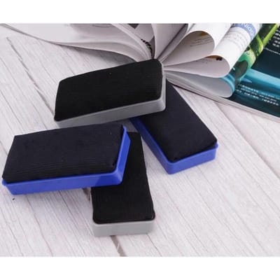 1 STuks Magnetische Whiteboard Wizzers Dry Erase Stift Whiteboard Schoonmaker Doekje Plastic Rubber School Kantoor Accessoires Benodigdheden black