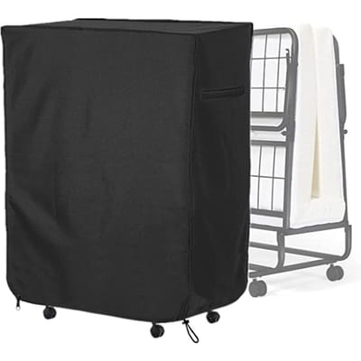 Buiten Opvouwbaar Bedhoes 210D Oxford Doek Makkelijk Schoon te Maken Waterbestendig Opvouwbaar Bed Opberghoes Type 1 gray