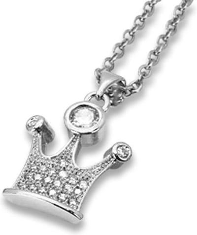 Amanto Ketting Diese - 316L Staal - Kroon - 16x15mm - 45cm