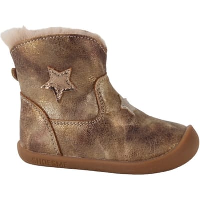 Shoesme BF24W017-B meisjes enkellaarzen maat 20 metallic