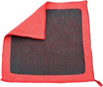 Klei handdoek - Microvezel reiniger - Auto lak reinigen - Krasvrije formule - 30 x 30 cm - Grijs