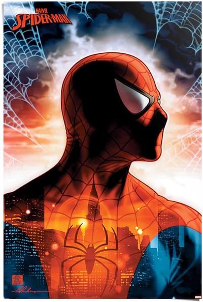 Poster Spiderman - protector of the city - 91,5 x 61 - Papier - REINDERS