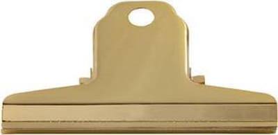 LPC Papierklem Spring clip - goud - 76 mm -10 stuks