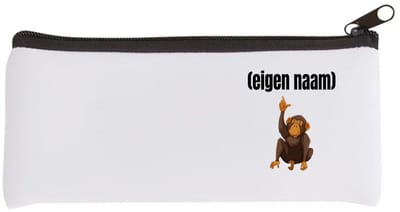 Akyol - aap met eigen naam Etui - Aap - apen liefhebbers - leuk cadeau voor iemand die houdt van apen - cadeau - kado - 20 bij 9 cm