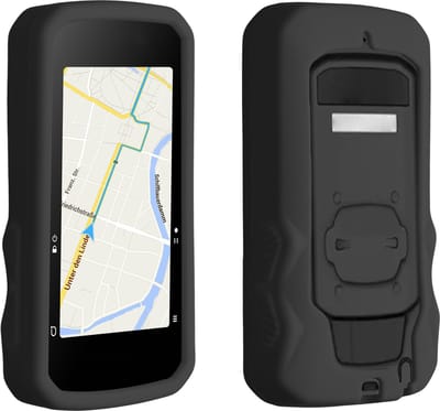 kwmobile fietscomputer gps hoes geschikt voor Bryton Rider 750 hoesje - Beschermhoes voor fietsnavigatie - Siliconen cover
