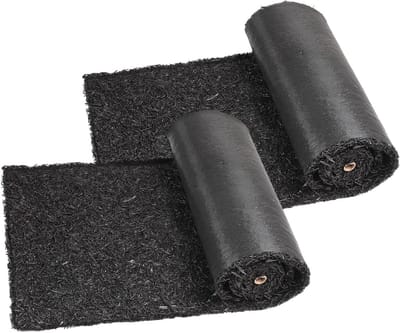 Rubber Mulch Mat - Permanente Mulch Rol - Onkruidbestrijding Tuin - Gemaakt van Gerecycled Rubber - 244 x 61 cm