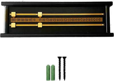 Houten Scoreborden - Biljart Scorekaarten - Spel Score Bijhouden - Batterijloos Gebruik - 56 cm Lengte - Natuurlijk Hout