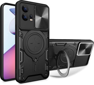 Hoesje geschikt voor Motorola Moto G72 - Techsuit CamGuard Pro Back Cover - Zwart