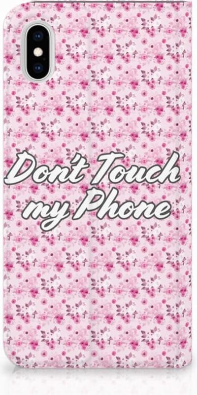 Apple iPhone Xs Max Design Case Flowers Pink DTMP