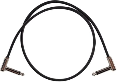 Ernie Ball 6228 Flat Ribbon Patchkabel Zwart 60cm - Per Stuk