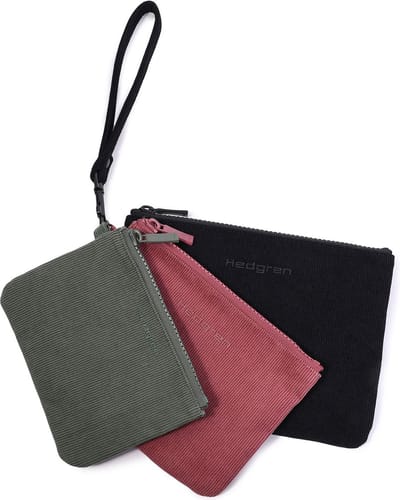 Hedgren Utensil zak Follis Mark 3 Pouch Set Corduroy Mix Zwart