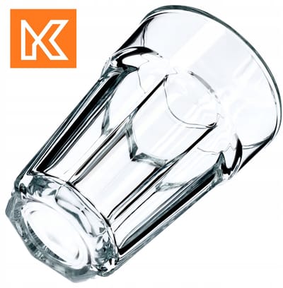 KADAX drinkglazen, set van 6, 365 ml, vaatwasmachinebestendige longdrinkglazen van neutraal-calciumglas, stapelbare cocktailglazen, waterglazen, koffieglazen, theeglazen
