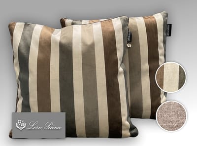 Loro Piana - Set van 2 - Kwaliteits sierkussens gemaakt van originele Loro Piana stof - viscose