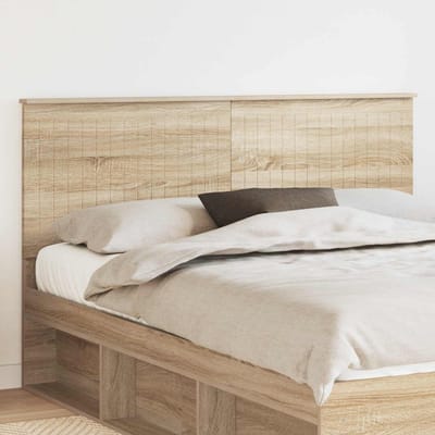 vidaXL Hoofdbord Sonoma Eiken Bewerkt hout