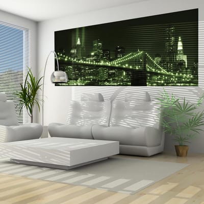 City Brooklyn Bridge New York City Photo Wallcovering