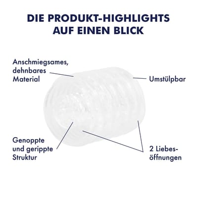 Compacte masturbator, 6,5 cm