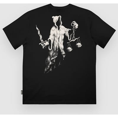 The Dudes Justits Classic T-Shirt zwart
