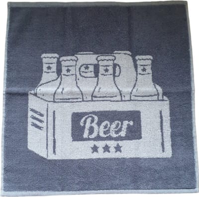 Lasa Home Keukendoek beer print grijs