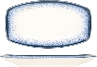 Kütahya Porselen Serveerschaal - Starry Dream - Porselein - 33x19 cm - set van 2