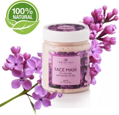 Lila Pure Bio Reinigende Gezichtsmasker - Met Kaolien Klei & Kamille - 200ml
