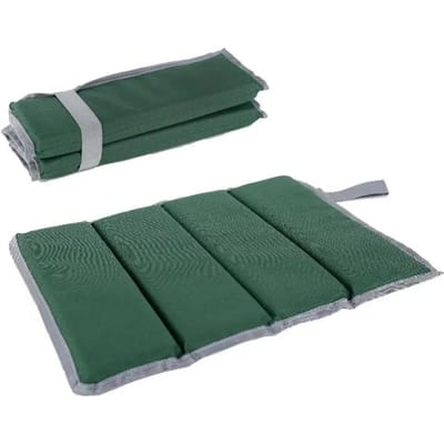 Parelkatoen Opvouwbaar Zitkussen Waterdicht Vochtbestendig Kussen Zachte Opvouwbare Campingmat Duurzaam Draagbaar Buiten Picknickmat Green