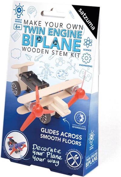Satzuma - Make Your Own Twin Engine Biplane - STEM