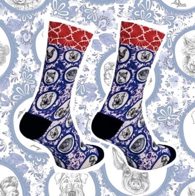 Sock My blue tile heren sokken maat 43/46