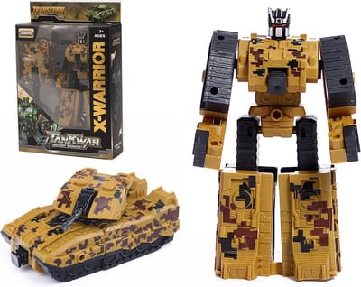 X-Warrior - Tank War military - Transformerende Tank en robot 2 in1