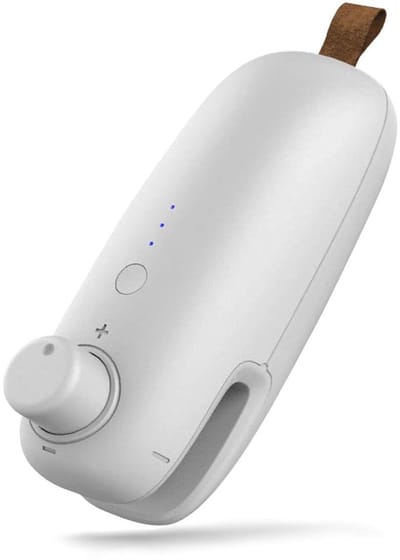 Vacumeermachine - Stofzuiger - Vacumeerzakken - Vacuum Sealer - Draagbare stofzuiger - 2-in-1 warmtesealer - USB - Plastic zakken snijden en sluiten - Geschikt voor plastic zakken - wit